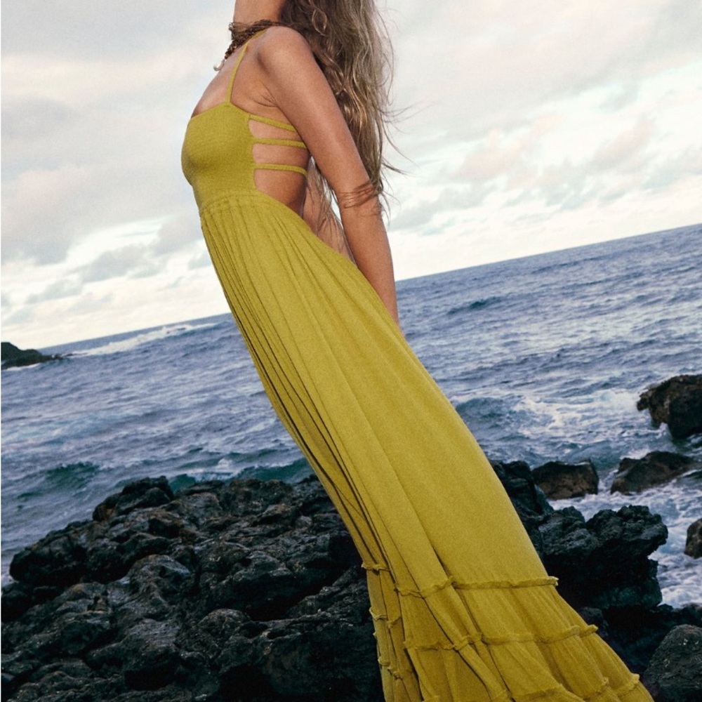 Free People Extra Optical Maxi Dress